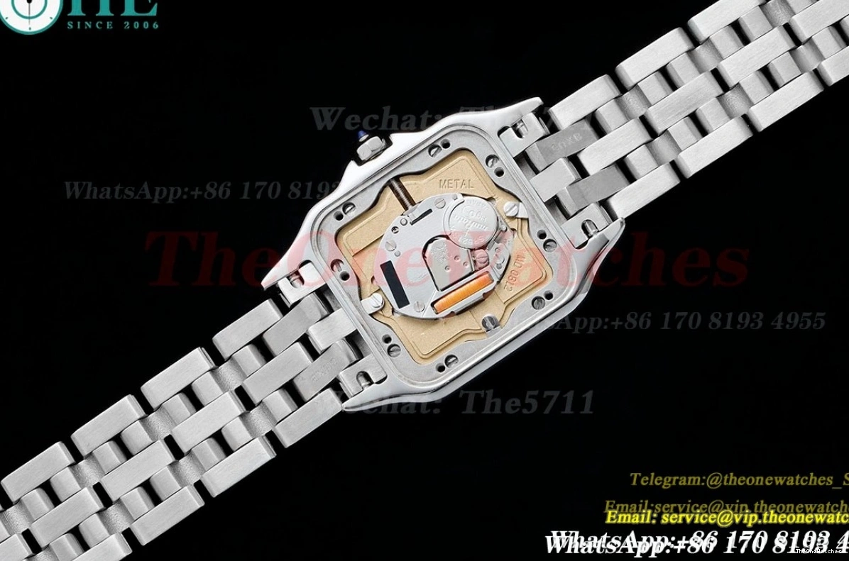 Quartz Panthere De SS SS Secrete 27mm Dial Ladies White AF 0213